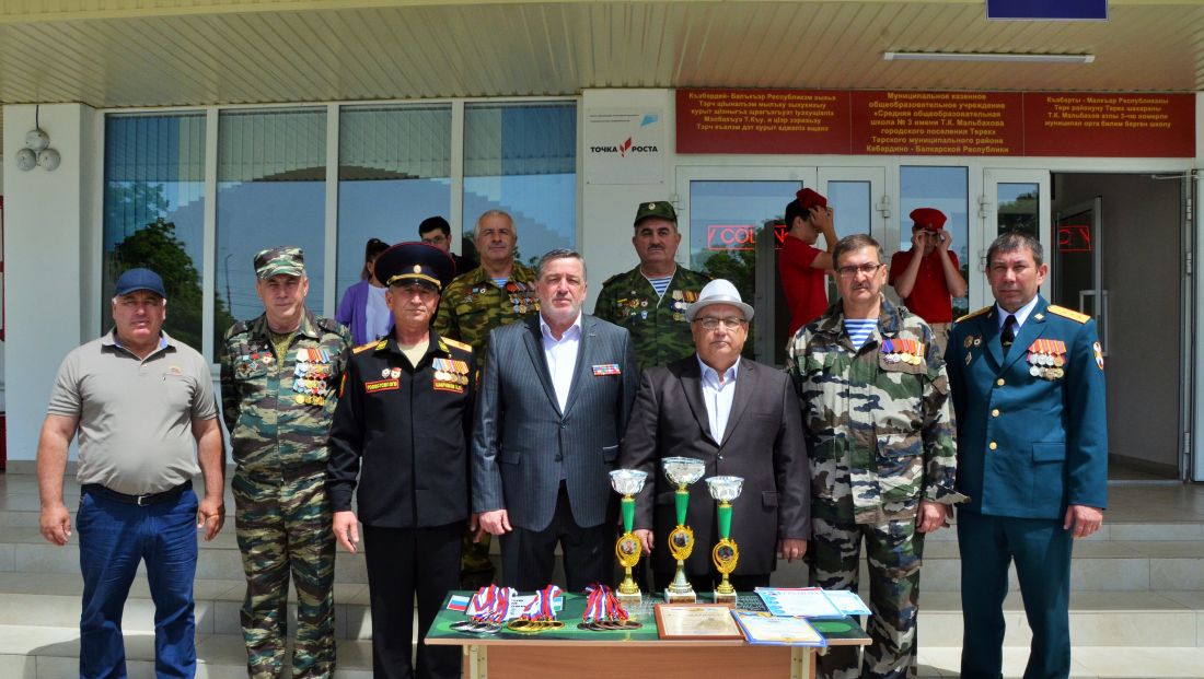 В г. Терек прошли военно-спортивные соревнования среди школьников 